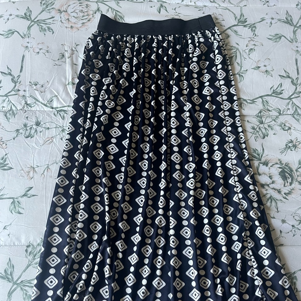 Dark blue with white
